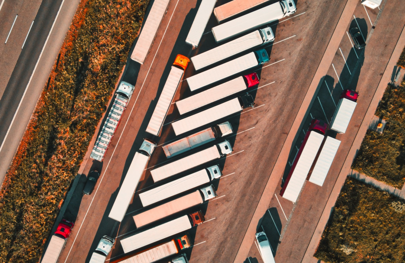 Controversial lorry park