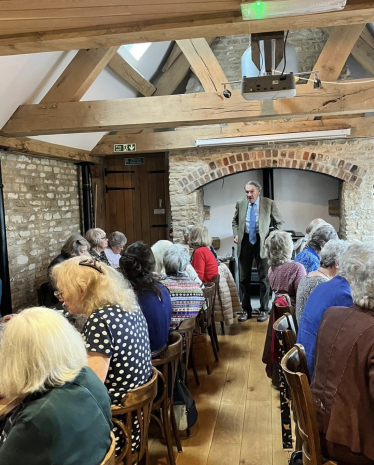 David Longridge giving his talk.